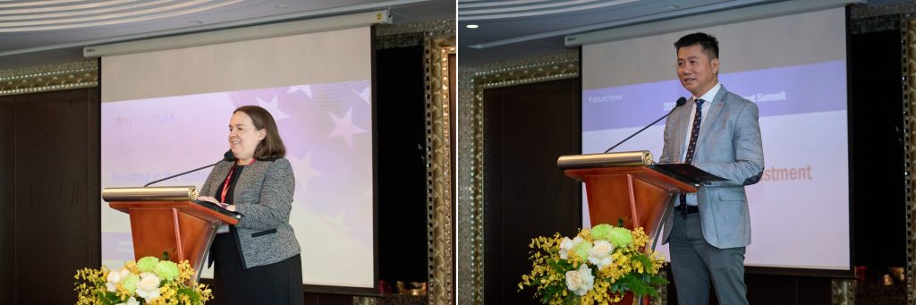 Ms. Shannon Roe – Trade Officer and Mr. Huynh Minh Triet – Senior Trade and Investment Specialist at the U.S. Consulate General